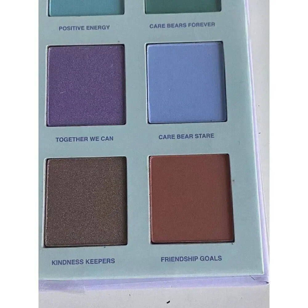 Care Bears 12 Eyeshadow‎ Palette Pastel Makeup Rainbow Shimmer Matte With Mirror